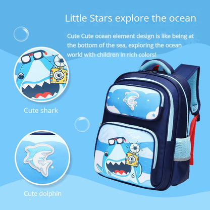 Waterproof Large Capacity Kids School Backpack With Pencil Case childrensterritory