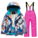 Thick Waterproof Printed Warm Snow Suits for Kids childrensterritory