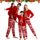 Cartoon Beer and Xmas Tree Print Family Matching Sleepwear Set childrensterritory