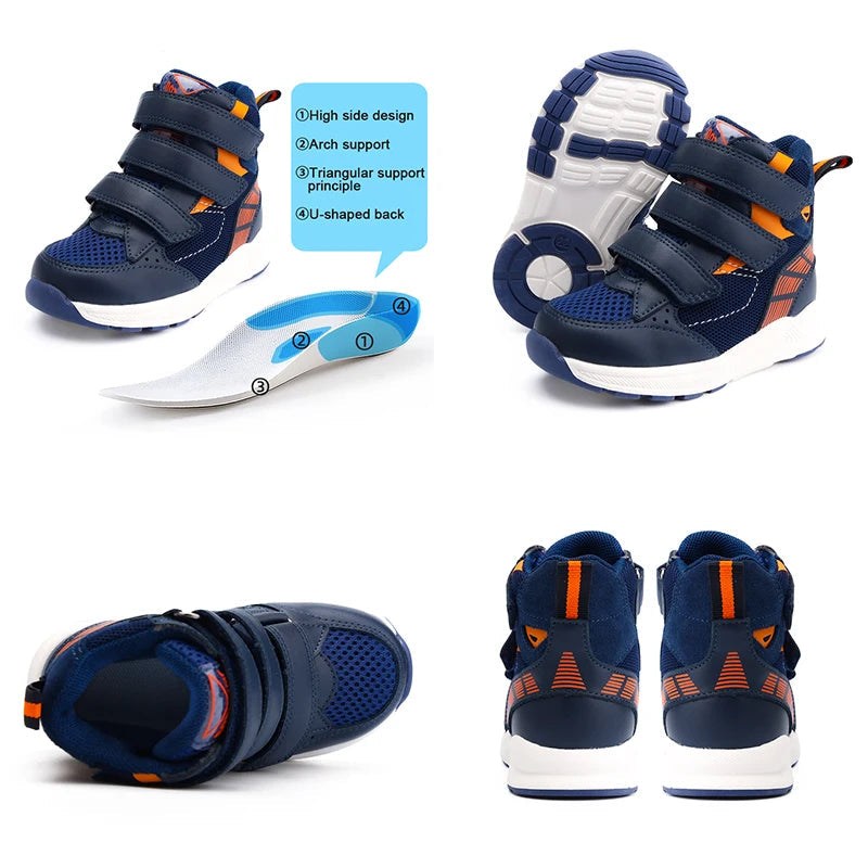 Children's High Top Boots with Arch and Ankle Support
