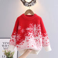 Girls' Long-Sleeved Solid-Colour Warm Sweater childrensterritory