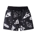 Cartoon Print Summer Drawstring Shorts For Boys Girls childrensterritory