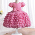 Stylish Shining Tiered Tulle Cosplay Party Dresses for Girls childrensterritory