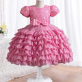 Stylish Shining Tiered Tulle Cosplay Party Dresses for Girls childrensterritory