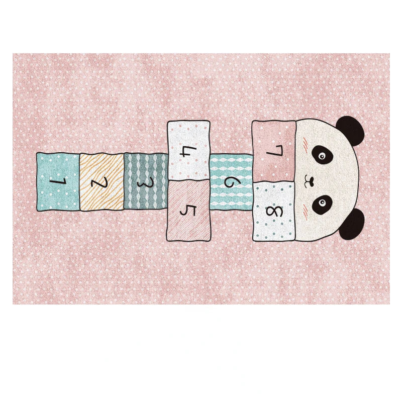 Cartoon Design Learning Kids Room Carpet for Crawling Jumping childrensterritory