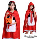 Kids Girls Fancy Cosplay Dresses for Halloween with Pumpkin Bag childrensterritory