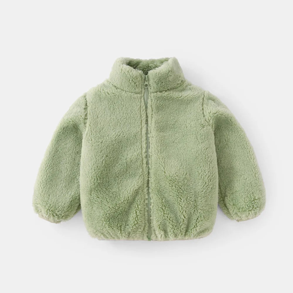 Kids’ Long-Sleeve Winter Casual Soft Jacket