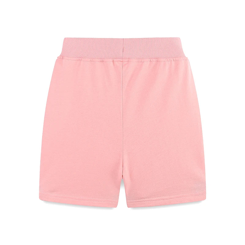 Flowers Embroidered Little Girls Cotton Soft Short Pants childrensterritory
