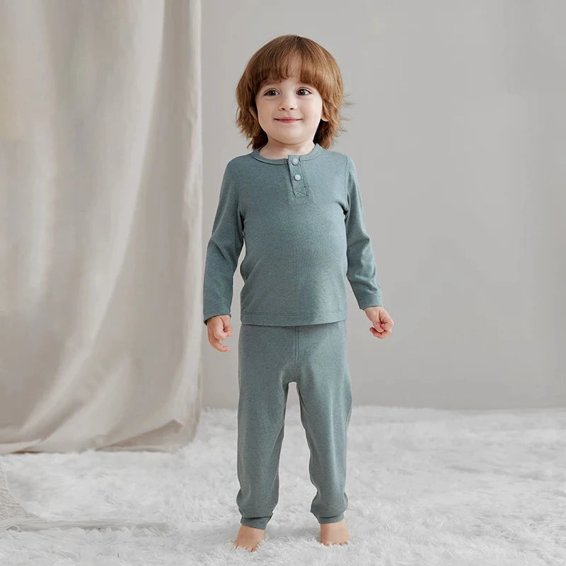 Long-Sleeved Soft Autumn Clothing Set For Kids childrensterritory