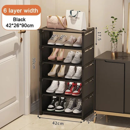 5 to 7-Layer Space-Saving Shoe Cabinet Shoe Organizer childrensterritory