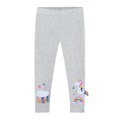 Kids Girls Cartoon Pattern Casual Leggings For 2-8 Years childrensterritory