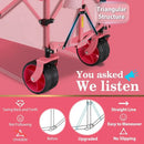 Collapsible Garden Carts with 330lbs Weight Capacity