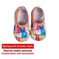 Cartoon Design Baby Beach Sneakers, Aqua Barefoot Shoes