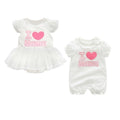 Baby Girl Pink Princess Clothing Sets for Birthday Party childrensterritory