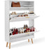White Entryway Shoe Storage Cabinet for Home childrensterritory