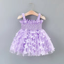 Infant Girls' Princess Summer Dress With Large Butterfly Wings childrensterritory