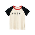 Graffiti Print Kids Boys Girls Summer Cotton T-Shirt Top childrensterritory