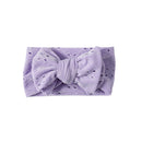 Hollow-Out Bowknot Kids Girls Embroidery Hair Bands childrensterritory