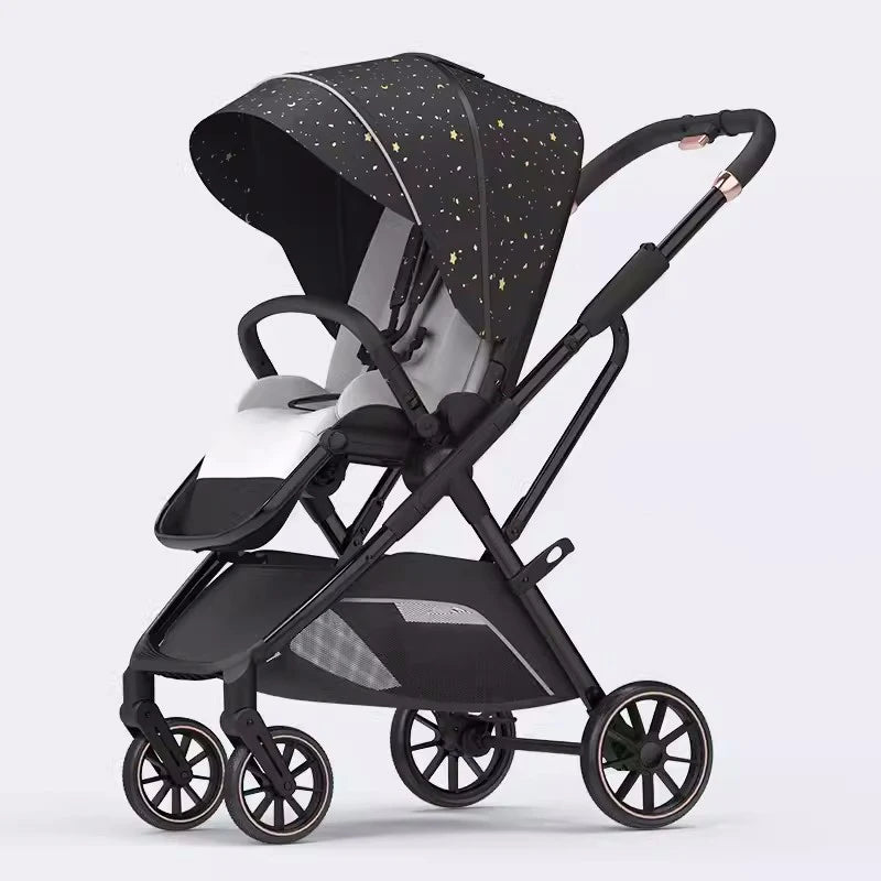 Luxury Portable High-View Baby Stroller