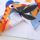 Little Boys Cartoon Dinosaurs Print Cotton T-Shirts childrensterritory