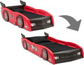 Twin Bed for Kids with a Turbo Race Car Design