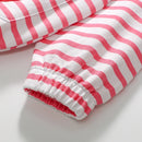 Strawberry Embroidery Little Girls Autumn Hooded Jacket childrensterritory