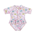 Toddler/Baby Girl Ruffle Printed One Piece Swimsuits