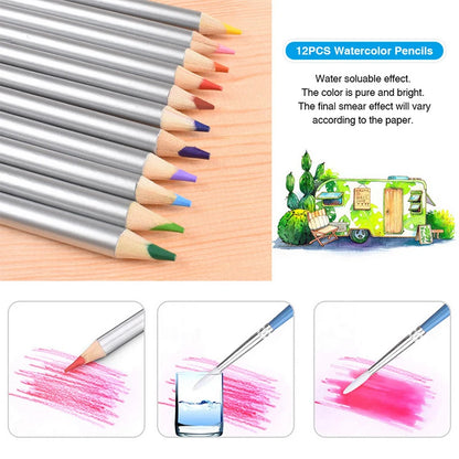 Portable Drawing Pencil Set: 72/95/144 PCS Artists Tools