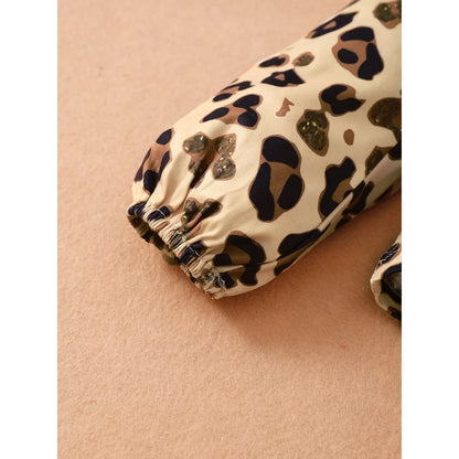 Kids Girls Clothes Set/Leopard Print Top + Pants Set