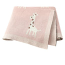 Cartoon Print Soft Cotton Fabric Baby Blankets childrensterritory