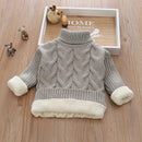 Kids Boy Girl Thick Knitted Turtleneck Sweaters childrensterritory