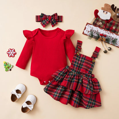 Baby Girl Long-Sleeved Elegant Winter Dresses childrensterritory