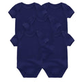 Short Sleeves Cartoon Print Soft Bodysuits For Baby Boys And Girls childrensterritory