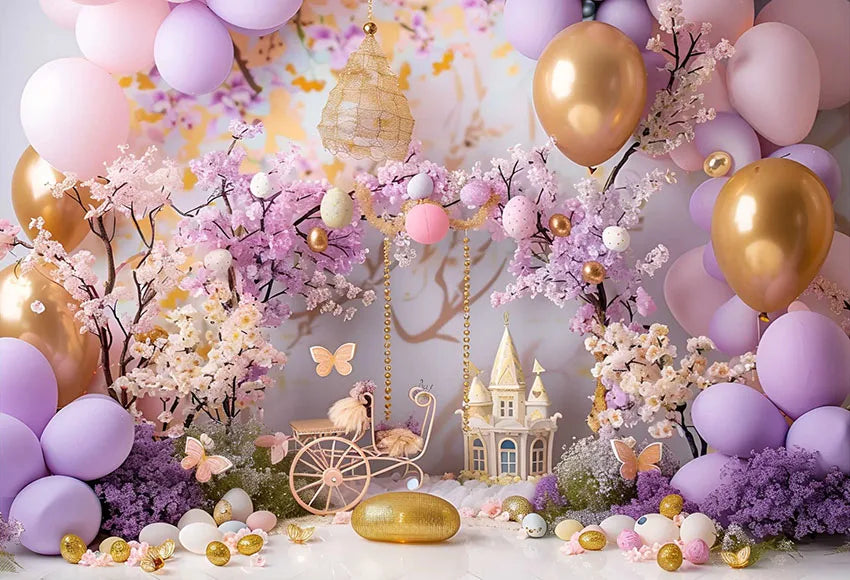 Floral Photography Background for Birthday Parties childrensterritory