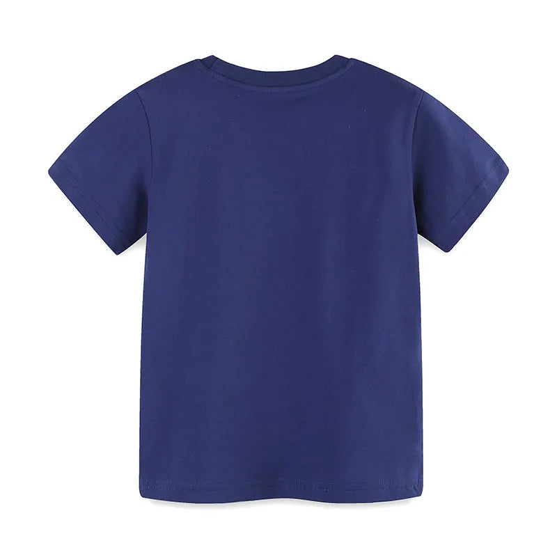 Kids Boys Cartoon Vehicles Cars Print Summer T Shirts childrensterritory