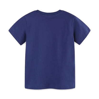Kids Boys Cartoon Vehicles Cars Print Summer T Shirts childrensterritory
