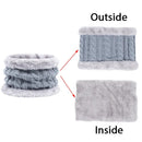 Toddler 3Pcs Cute Pompom Knitted Hats Scarf Gloves Set childrensterritory