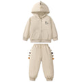 Little Boys Cartoon Dinosaur Design Sweatshirt+ Pant Sets childrensterritory