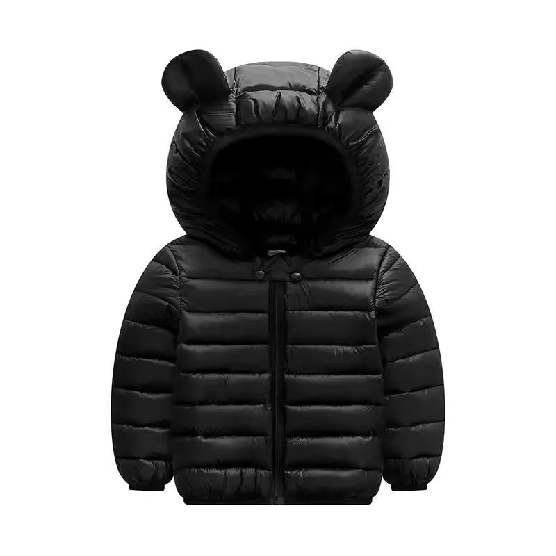 Baby Kids Cartoon Design Puffer Winter Jacket