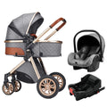 Luxury 3-in-1 High Landscape Baby Pushchair childrensterritory