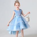 Sequin Lace Design Girls Fluffy Wedding/Party Dresses childrensterritory