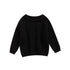 Baby Boys Girls Solid Color Long Sleeve Knit Sweaters childrensterritory