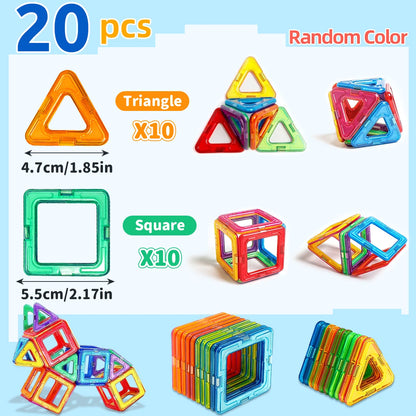 Durable DIY Magnetic Building Block Toys for Kids