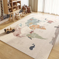 Cartoon Print Stain Resistant Anti Slip Kids Room Carpet childrensterritory