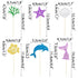 Mermaid Themed Cupcakes Toppers for Kids Party childrensterritory