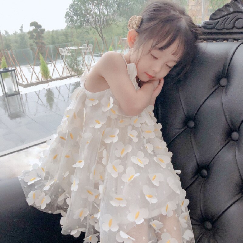 Fluffy Fairy Princess Summer Dress For Baby Girl childrensterritory
