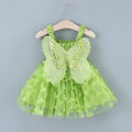 Infant Girls' Princess Summer Dress With Large Butterfly Wings childrensterritory