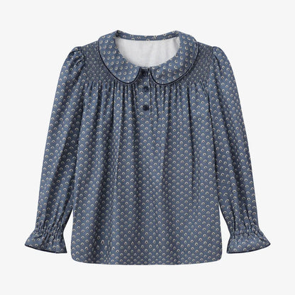 Blue Shabbos Print Soft Wool Knitted Family Matching Clothing childrensterritory
