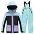 Kids Snowboard Clothing Set With Coat and Strap Pants childrensterritory