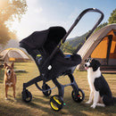 Lightweight and Foldable 4-in-1 Baby Stroller, Car Seat Compatible childrensterritory